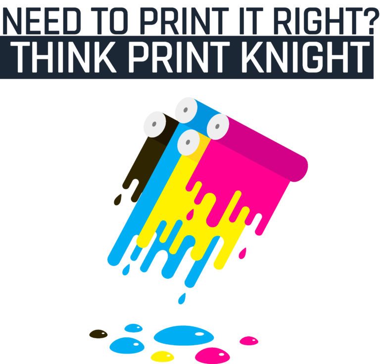Think Print Knight — CMYK print artwork